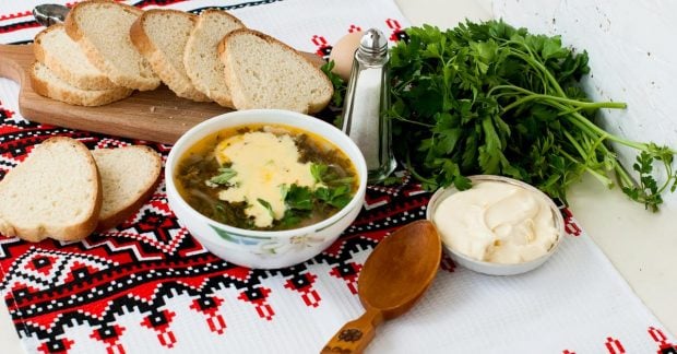 Secret Ingredient Gives Classic Ukrainian Green Borscht a Special Aroma