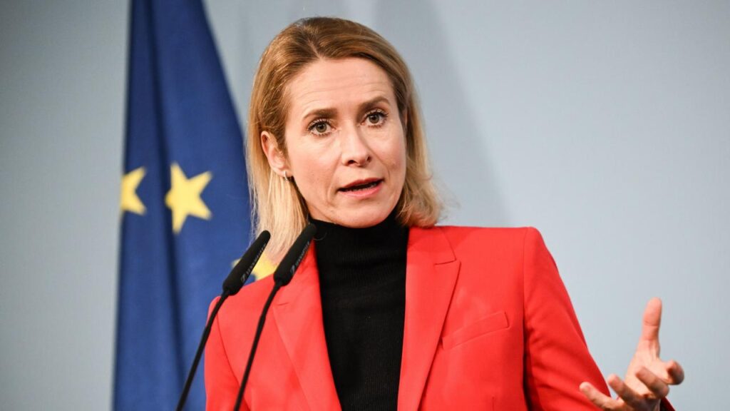 EU-Außenbeauftragte Kallas kritisiert israelische Angriffe im Libanon
