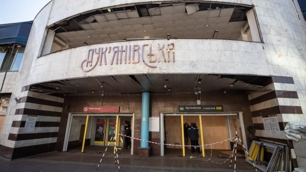 Metro nach russischem Angriff eingeschränkt