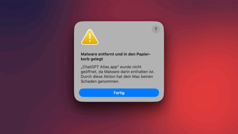 macOS warnt vor Malware: ChatGPT und Codex betroffen