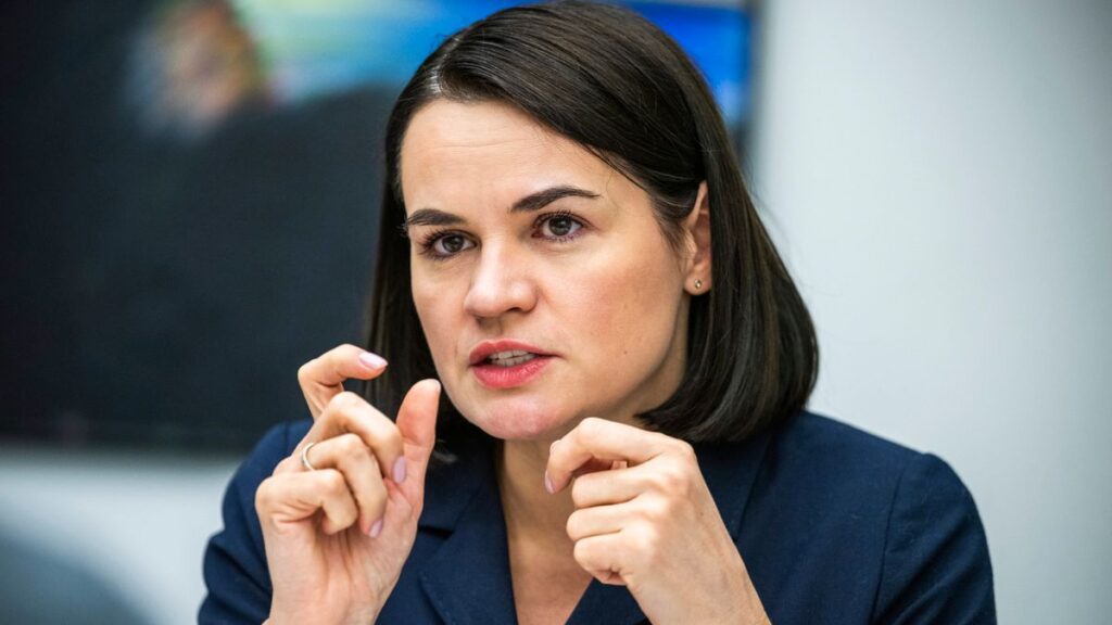 Tichanowskaja in Kyjiw: Solidarität mit der Ukraine