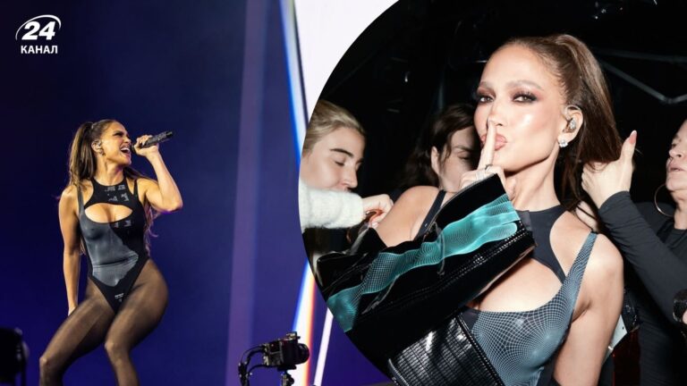 Jennifer Lopez wears Ukrainian fashion brand at concert in France