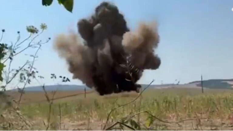 Drone debris with warhead found in Romania