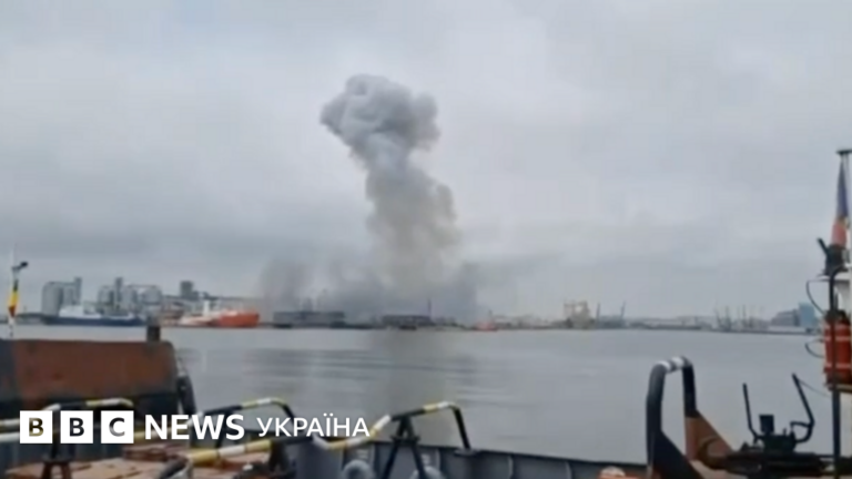 Ukrainischer Seedrohne explodiert in rumänischem Hafen