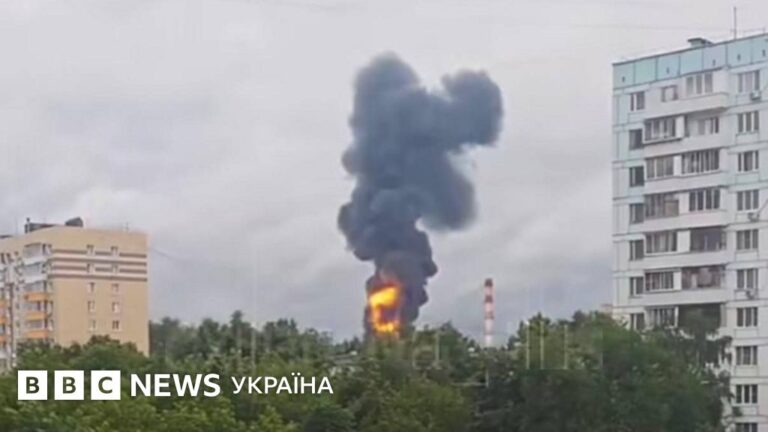 Україна атакувала нафтопереробний завод у Москві – масштабна пожежа в Капотні