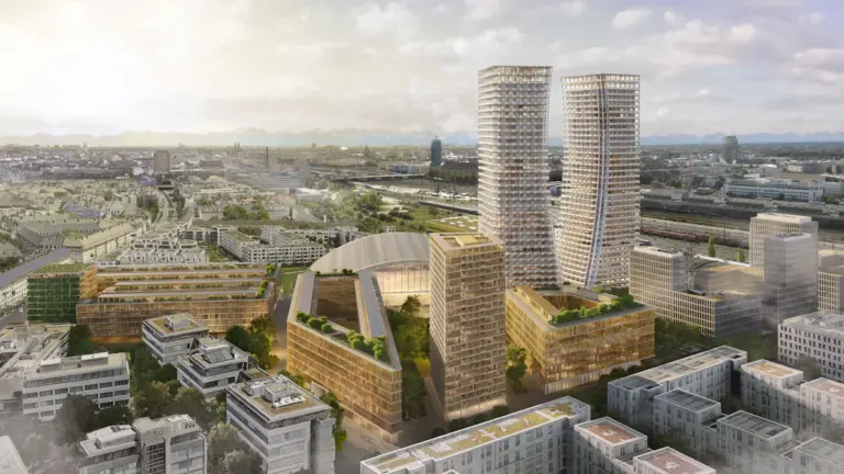 Munich’s Paketposthallen Towers: Construction Officially Approved
