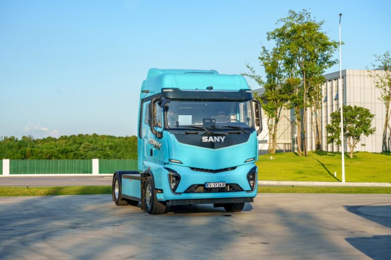 Sany liefert ersten E-Fernstrecken-Lkw in Deutschland aus