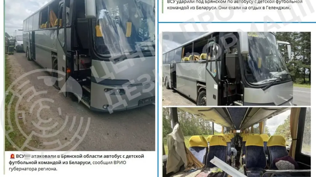 Ukraine weist Vorwurf zu Drohnenangriff auf Kinderbus zurück