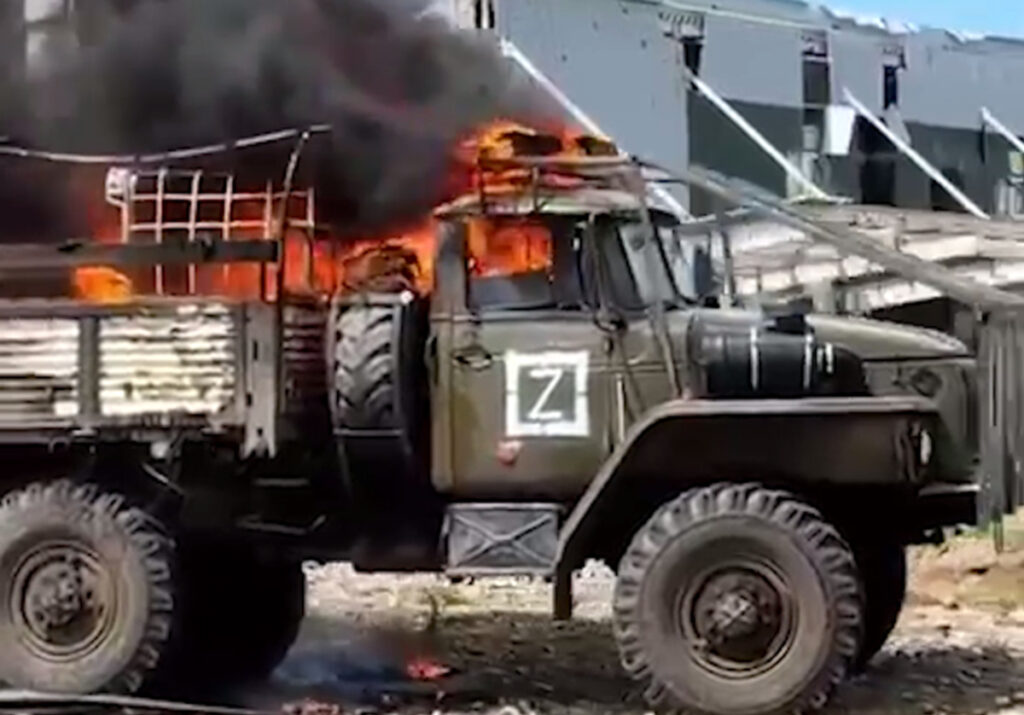 Ukraine attackiert Russlands Nachschubroute zur Krim mit Drohnen