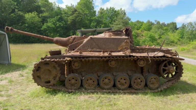 Sturmgeschütz IIIG auf Bundeswehr-Fliegerhorst entdeckt
