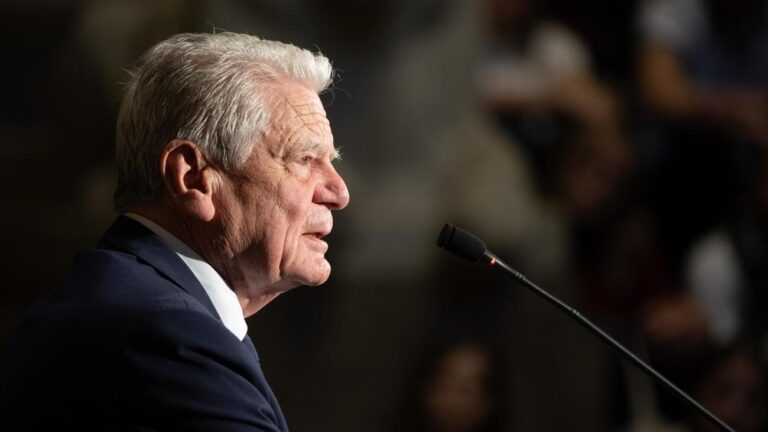 Joachim Gauck fordert mehr Mut von der Regierung