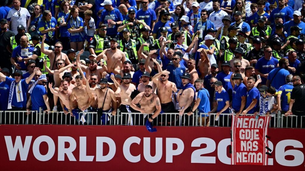 World Cup: Bosnian fans from Germany arrested after attack on police