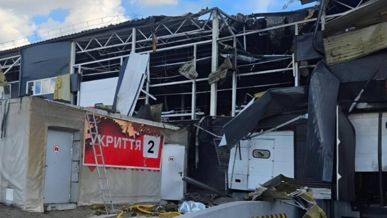 Russian Attack Nova Terminal in Chernihiv