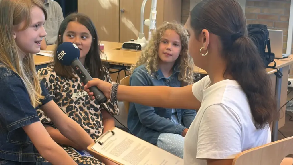 NDR Children’s News: Premiere from a Classroom in Ahrensburg