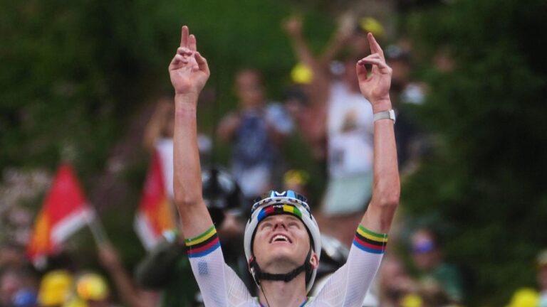 Pogacar wins Pyrenees stage and reclaims yellow jersey