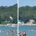 Ukrainian drone strikes beach in Russia: seven dead