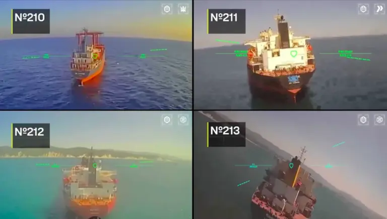 Ukraine trifft zwölf weitere Schiffe der russischen Schattenflotte