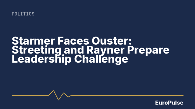 Starmer Faces Ouster: Streeting and Rayner Prepare Leadership Challenge