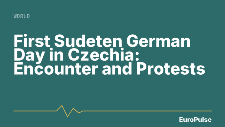 First Sudeten German Day in Czechia: Encounter and Protests