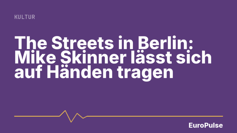 The Streets in Berlin: Mike Skinner lässt sich auf Händen tragen