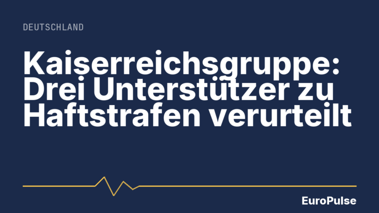 Kaiserreichsgruppe: Drei Unterstützer zu Haftstrafen verurteilt