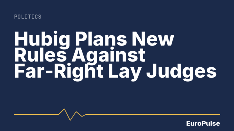 Hubig Plans New Rules Against Far-Right Lay Judges