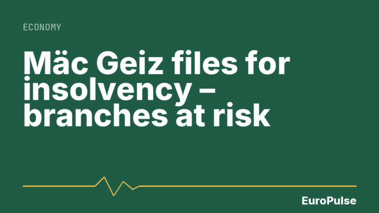 Mäc Geiz files for insolvency – branches at risk
