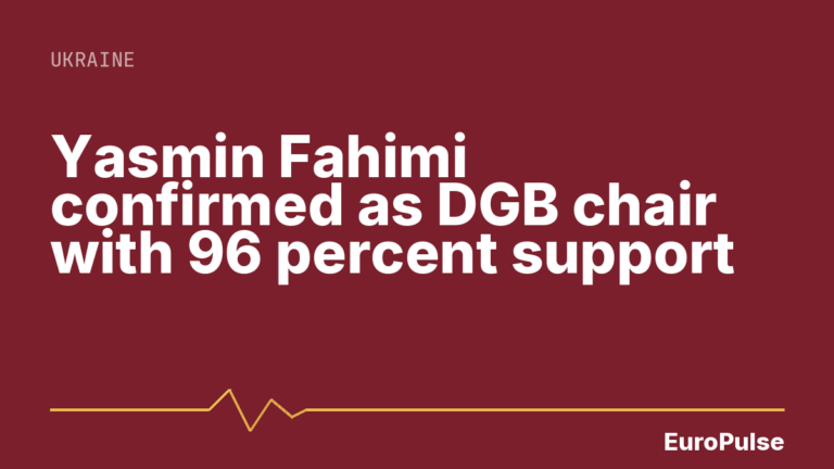 Yasmin Fahimi confirmed as DGB chair with 96 percent support