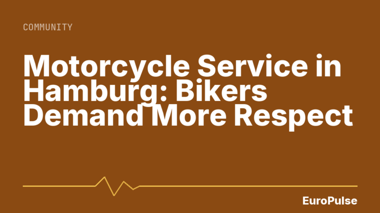 Motorcycle Service in Hamburg: Bikers Demand More Respect