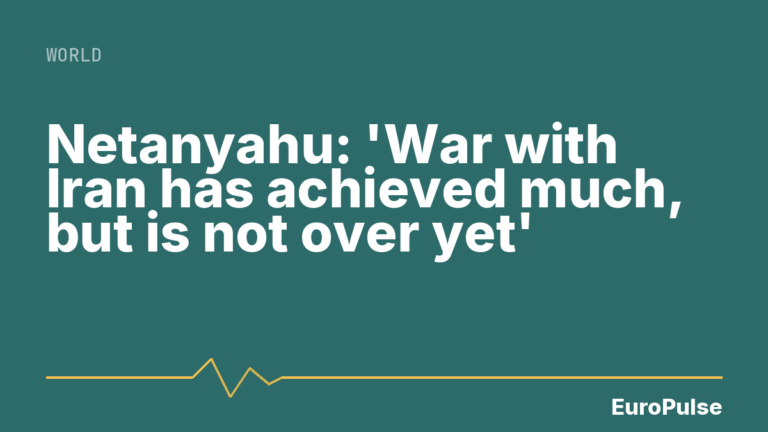 Netanyahu: ‘War with Iran has achieved much, but is not over yet’