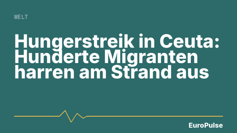 Hungerstreik in Ceuta: Hunderte Migranten harren am Strand aus
