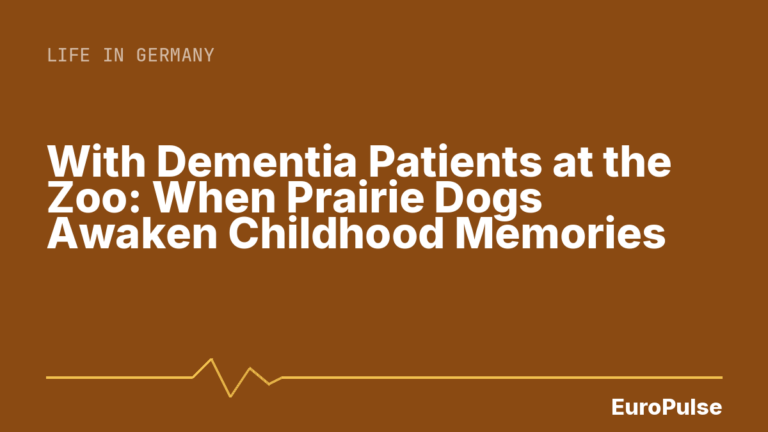 With Dementia Patients at the Zoo: When Prairie Dogs Awaken Childhood Memories