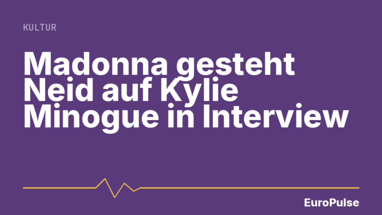 Madonna gesteht Neid auf Kylie Minogue in Interview