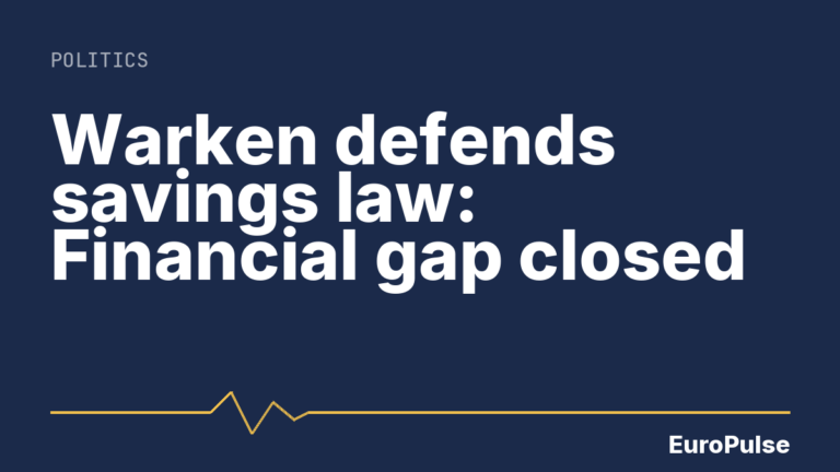 Warken defends savings law: Financial gap closed