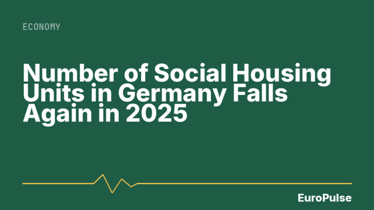 Number of Social Housing Units in Germany Falls Again in 2025