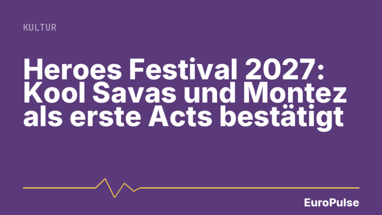 Heroes Festival 2027: Kool Savas und Montez als erste Acts bestätigt