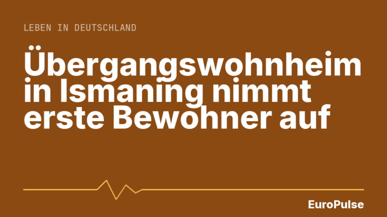 Übergangswohnheim in Ismaning nimmt erste Bewohner auf