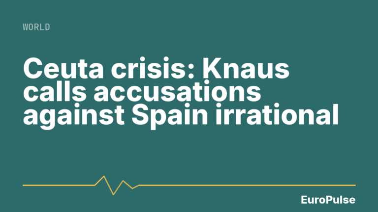Ceuta crisis: Knaus calls accusations against Spain irrational
