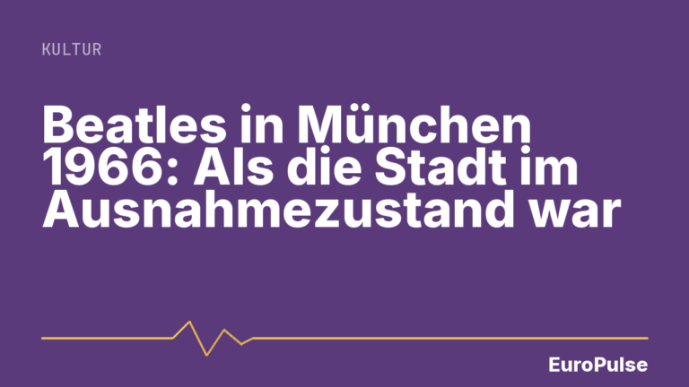 Beatles in München 1966: Als die Stadt im Ausnahmezustand war