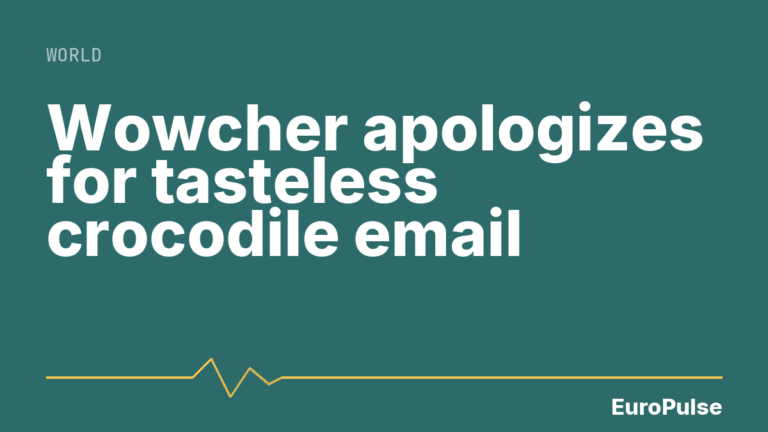 Wowcher apologizes for tasteless crocodile email