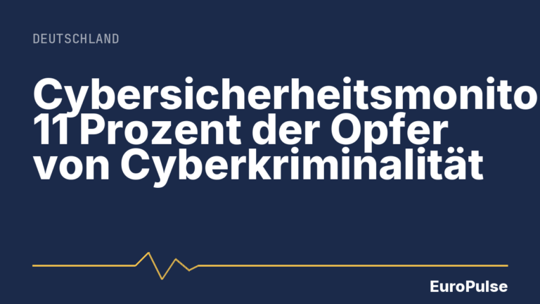Cybersicherheitsmonitor: 11 Prozent der Opfer von Cyberkriminalität