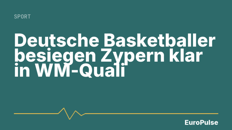 Deutsche Basketballer besiegen Zypern klar in WM-Quali