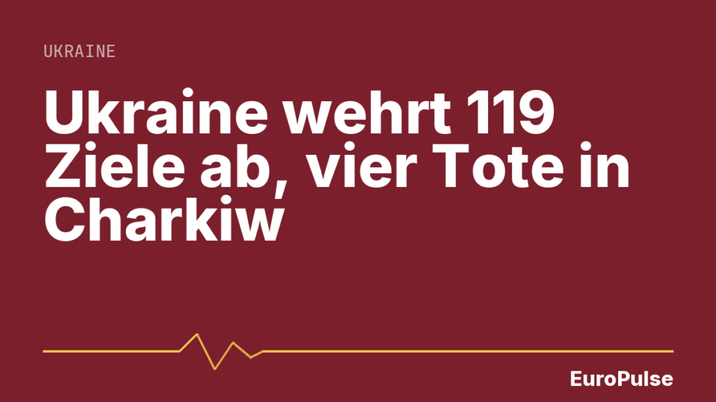 Ukraine wehrt 119 von 167 Luftzielen ab