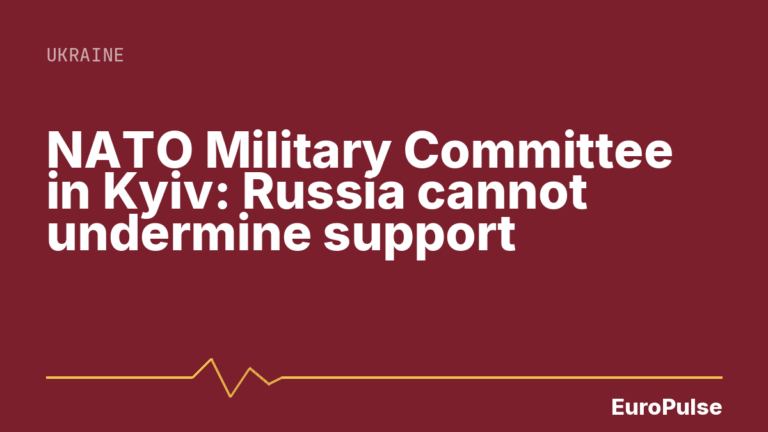 NATO Military Committee in Kyiv: Russia cannot undermine support