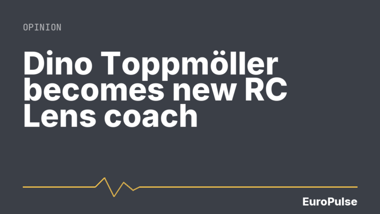 Dino Toppmöller becomes new RC Lens coach