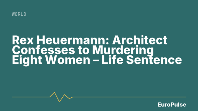 Rex Heuermann: Architect Confesses to Murdering Eight Women – Life Sentence