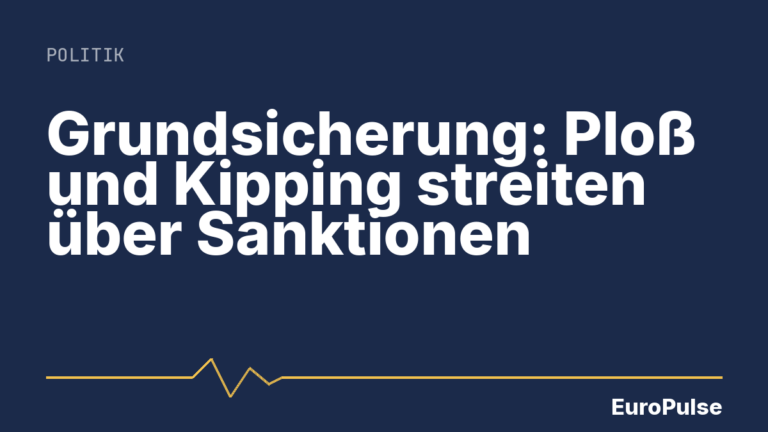 Grundsicherung: Ploß und Kipping streiten über Sanktionen