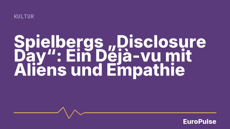 Spielbergs „Disclosure Day“: Ein Déjà-vu mit Aliens und Empathie