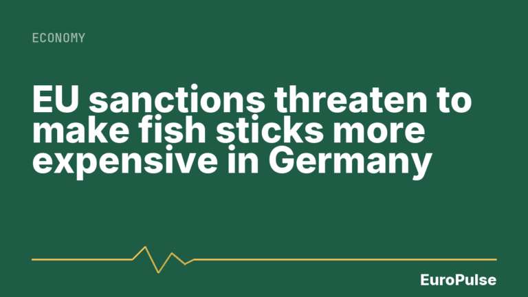 EU sanctions threaten to make fish sticks more expensive in Germany