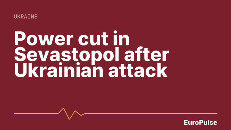 Power cut in Sevastopol after Ukrainian attack